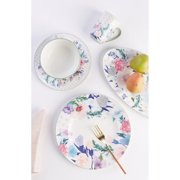 NWT ANTHROPOLOGIE Jioletta Floral Serving Platter - Picture 3 of 4